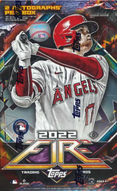 楽天市場】MLB 2022 TOPPS FIRE BASEBALL BOX（送料無料） : トレカ