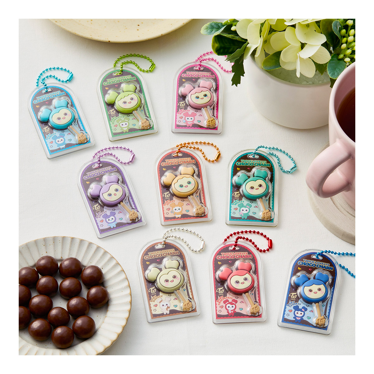 楽天市場】TWICE LOVELYS チョコがけボーロ＆チャーム（食玩） BOX