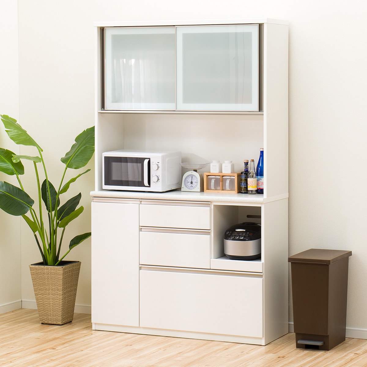 楽天市場】[幅120cm] キッチンボード (アルミナ2 120KB) ニトリ 【配送