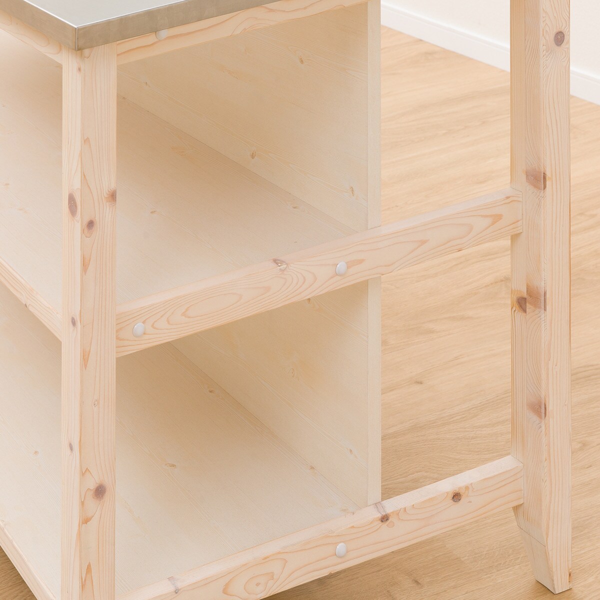 楽天市場】[幅120cm] ワークテーブル (シナモ12078WH ステン) ニトリ