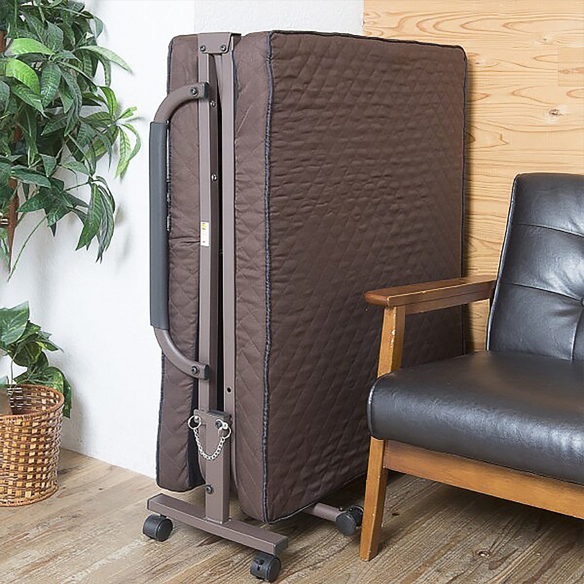 楽天市場】コンパクトショートシングル折りたたみベッド （幅98×奥行