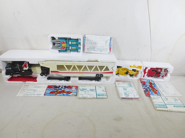 楽天市場】美品 タカラ 伝説の勇者ダ・ガーン陸の4体合体 ランド