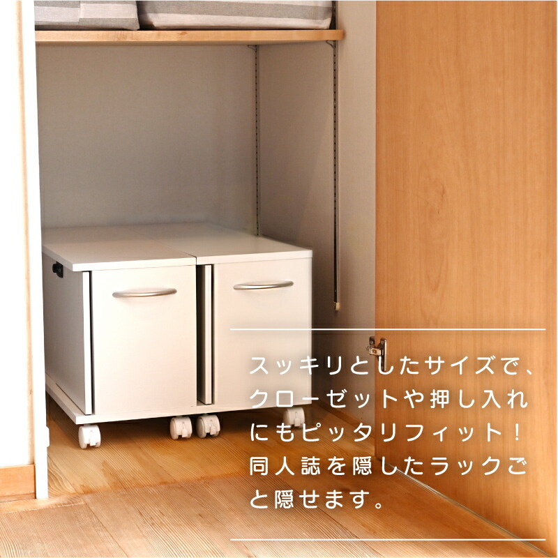 楽天市場】【1日限定☆全品☆10%OFFクーポン】 同人誌 収納 収納棚 扉