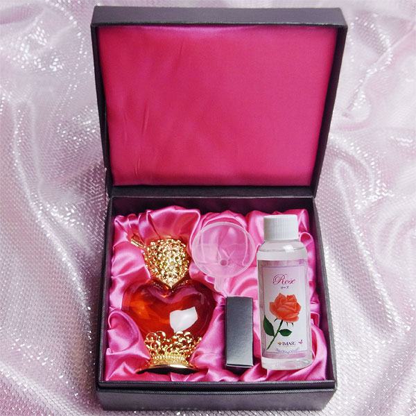 楽天市場】激カワ ハートランプ ランプベルジェ アロマオイル に使用可