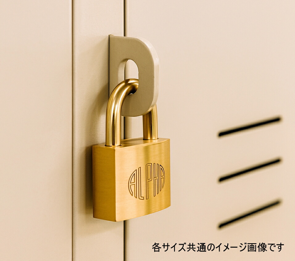 楽天市場】真鍮の南京錠 35mm 金ぴかです カギ違い仕様（複数ご注文