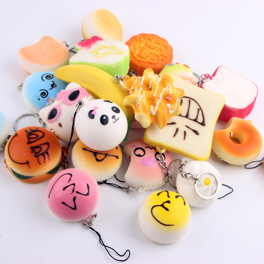 楽天市場】スクイーズ セット 10個 ストラップ ぷにぷに 低反発