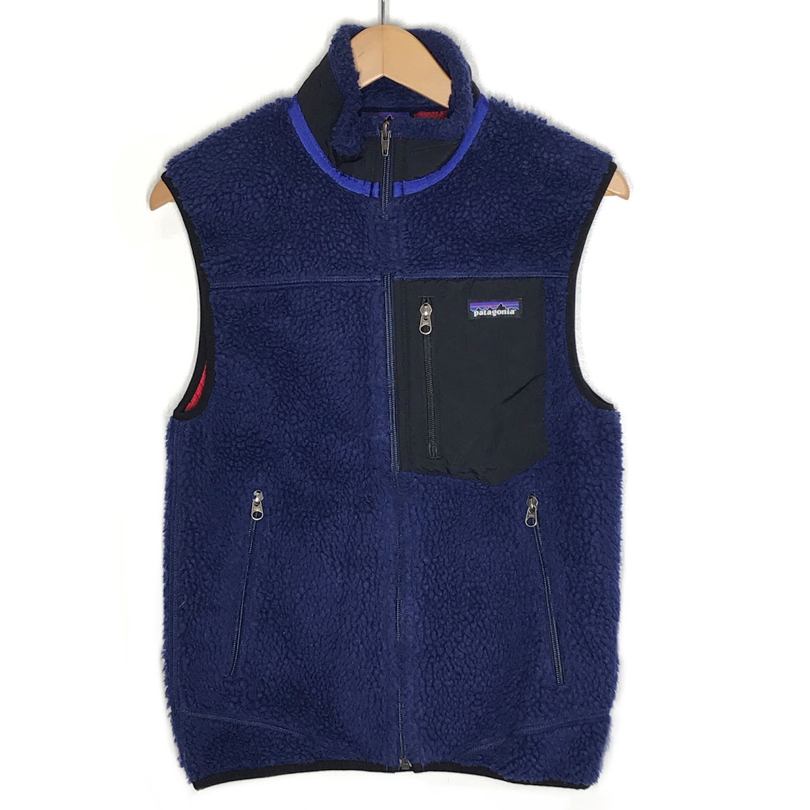 楽天市場】パタゴニア レトロx ベスト ネイビーの通販