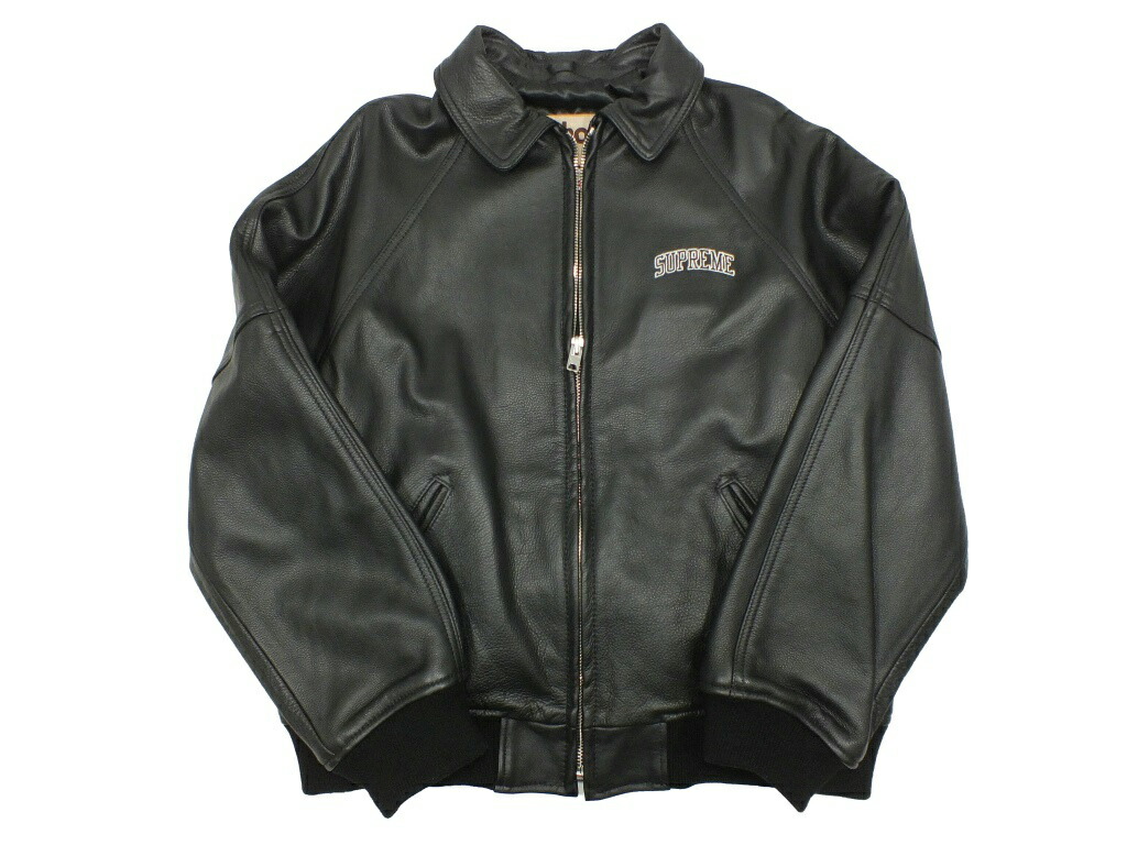 楽天市場】【中古】Supreme × Schott Martin Wong 8 Ball Leather