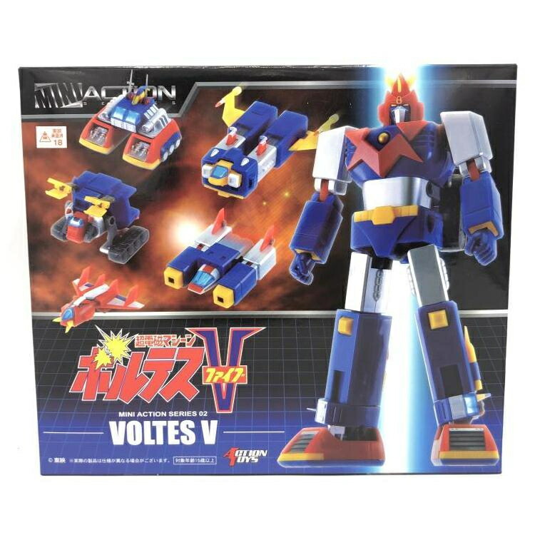 楽天市場】ミニアクションフィギュア 超電磁マシーン ボルテスvの通販