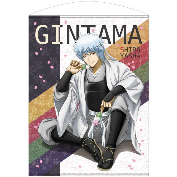 楽天市場】銀魂 100cmタペストリー 白夜叉 桜の花見団子Ver. : O