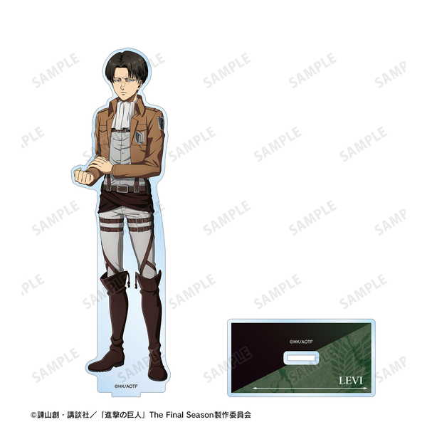 楽天市場】進撃の巨人 BIGアクリルスタンド 描き下ろし リヴァイ 現在