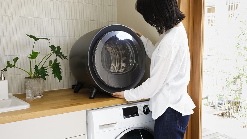 楽天市場】【CCP】設置工事のいらない衣類乾燥機 ZJ-CD43-BK : おうち