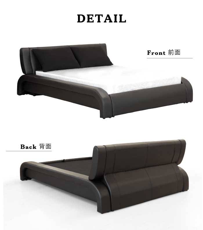 楽天市場】【期間限定 1000円OFFクーポン対象】 レザーベッド ダブル