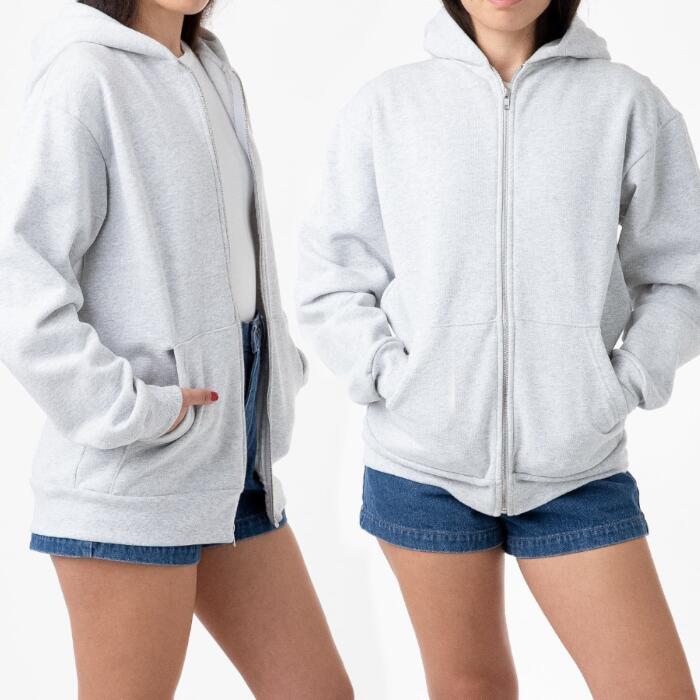 楽天市場】スウェット フルジップパーカー 無地 ロサンゼルスアパレル