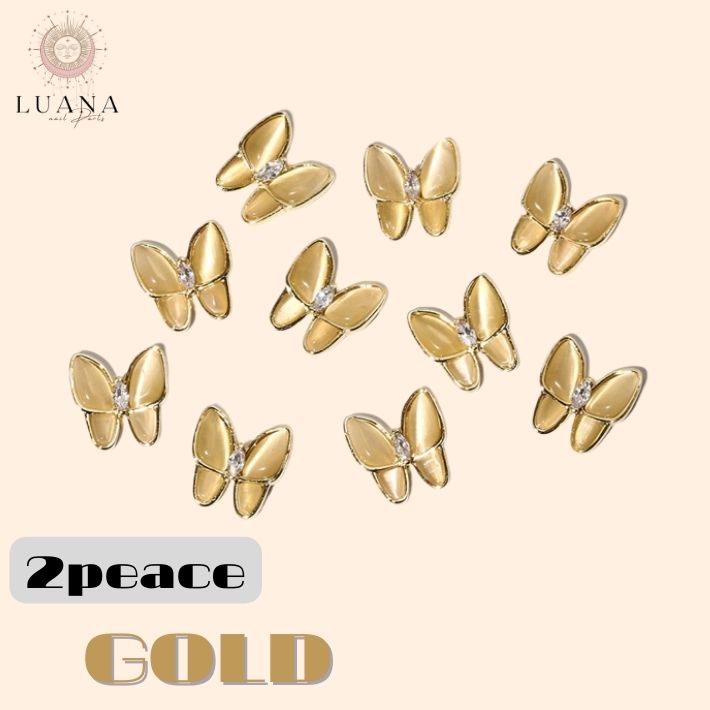 楽天市場】ポイント10倍ネイルパーツ ぷくぷく 蝶々 蝶 バタフライ 2個