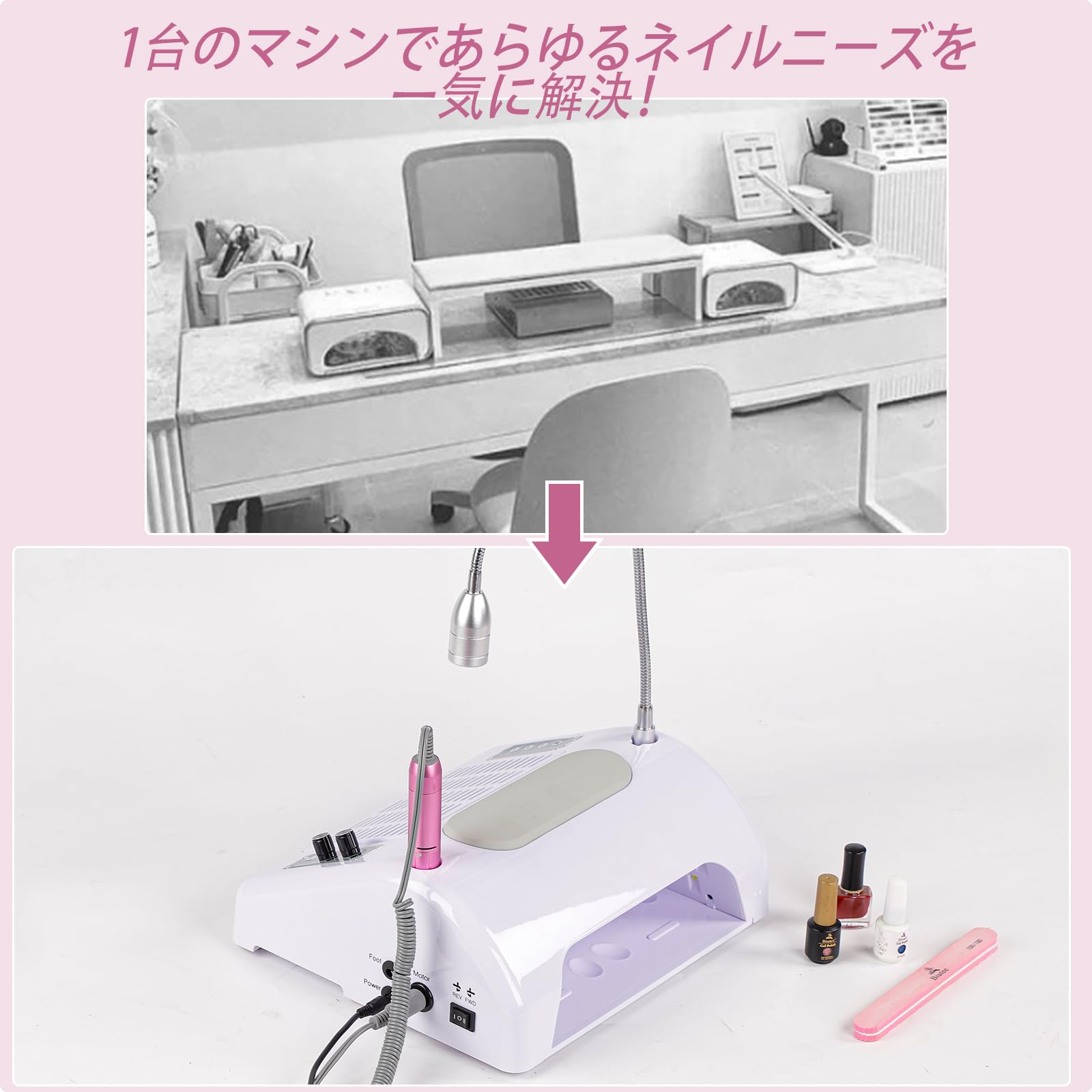 楽天市場】【SS限定☆15%OFF券＆P5倍】ネイルケア 多機能 5in1 ネイル