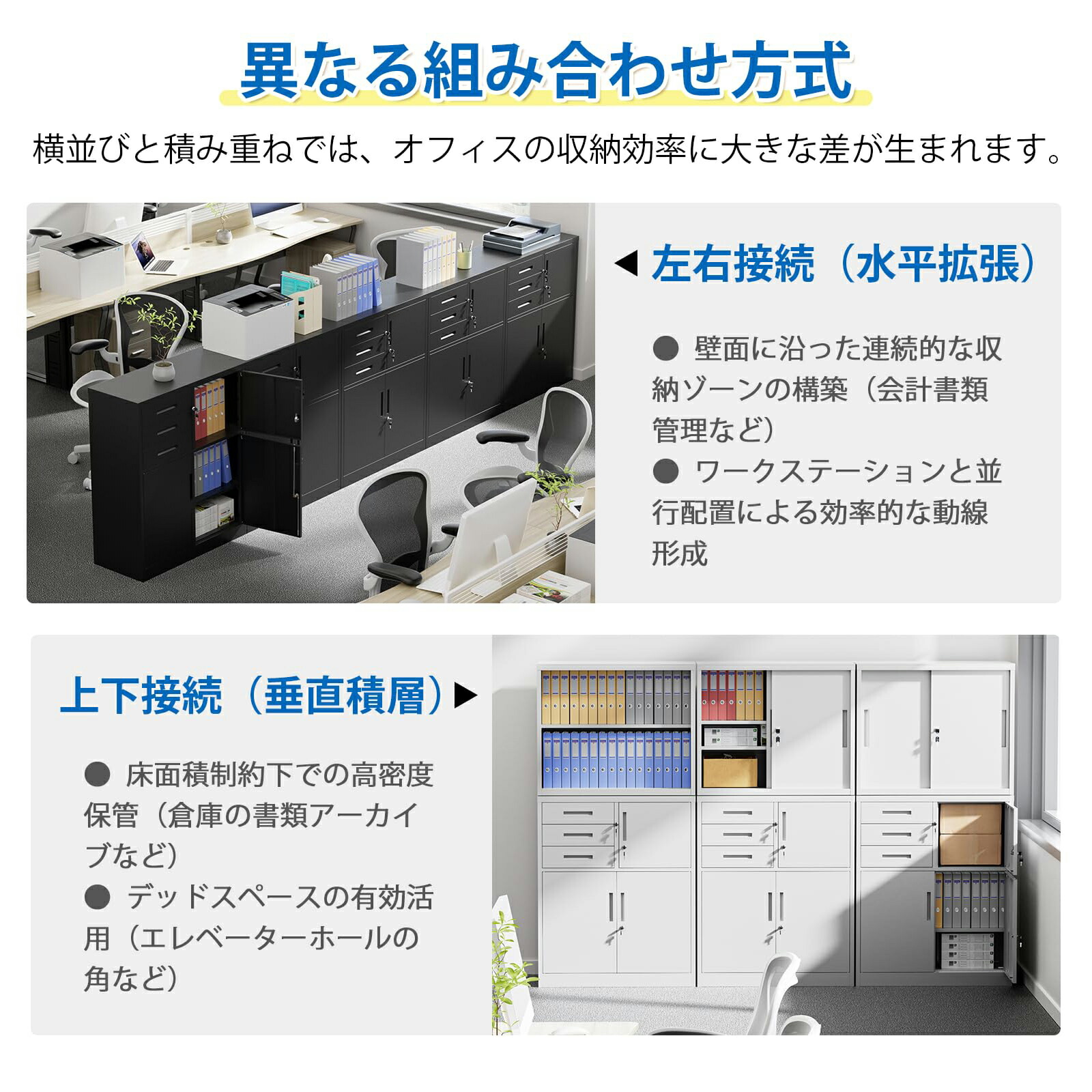 楽天市場】【10%OFF券＆P5倍！オフィス収納☆連結可能】DEWEL スチール