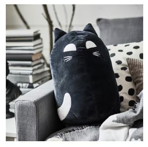 楽天市場】IKEA イケア KUSTFYR クストフィールぬいぐるみ, ネコ