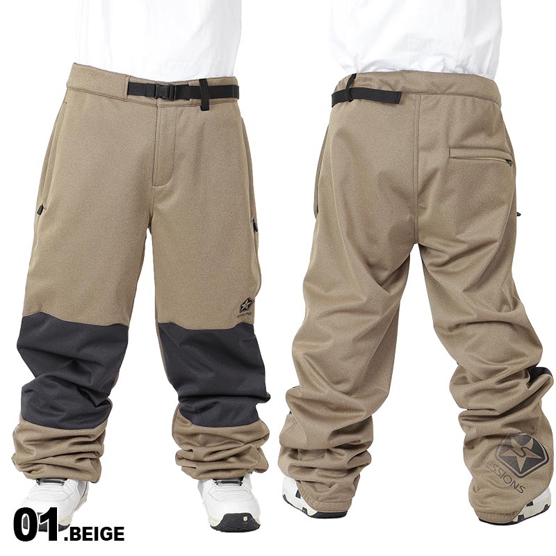 SESSIONS セッションズ デニムスノーパンツ ボード 2WAYスノボ 濃紺