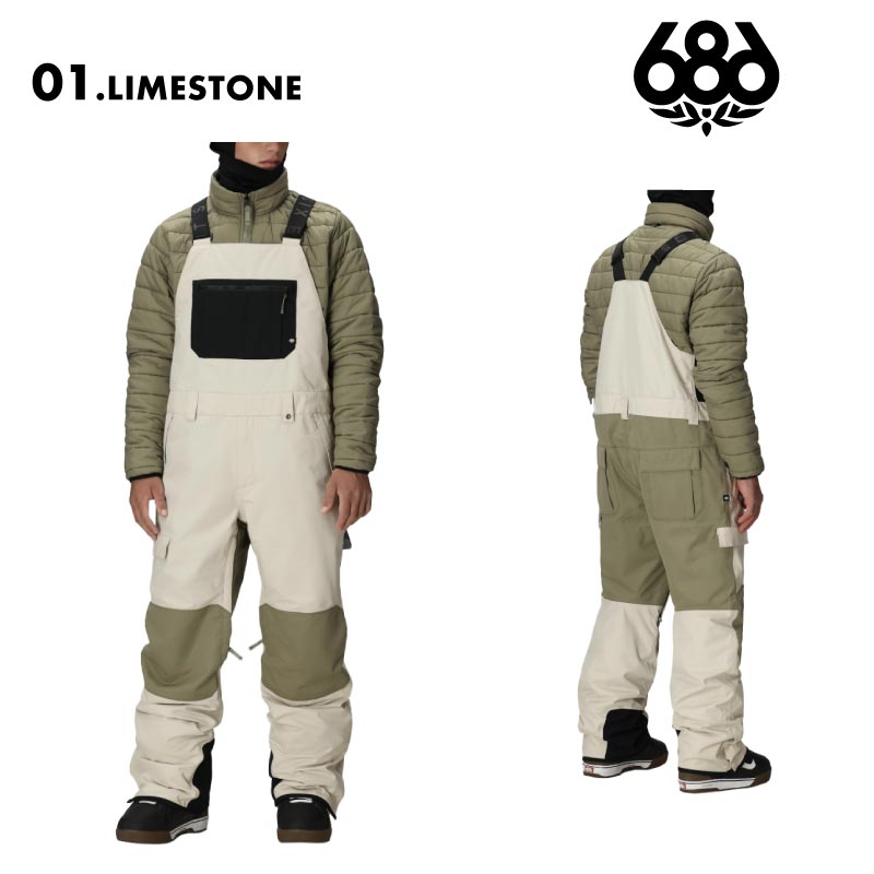 楽天市場】686/シックスエイトシックス メンズ スノービブパンツ MENS