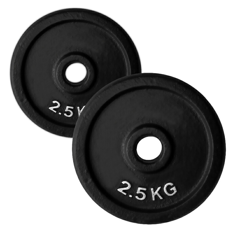 楽天市場】即納！アイアンプレート2.5 5 7.5 10 15 20 KG バーベル