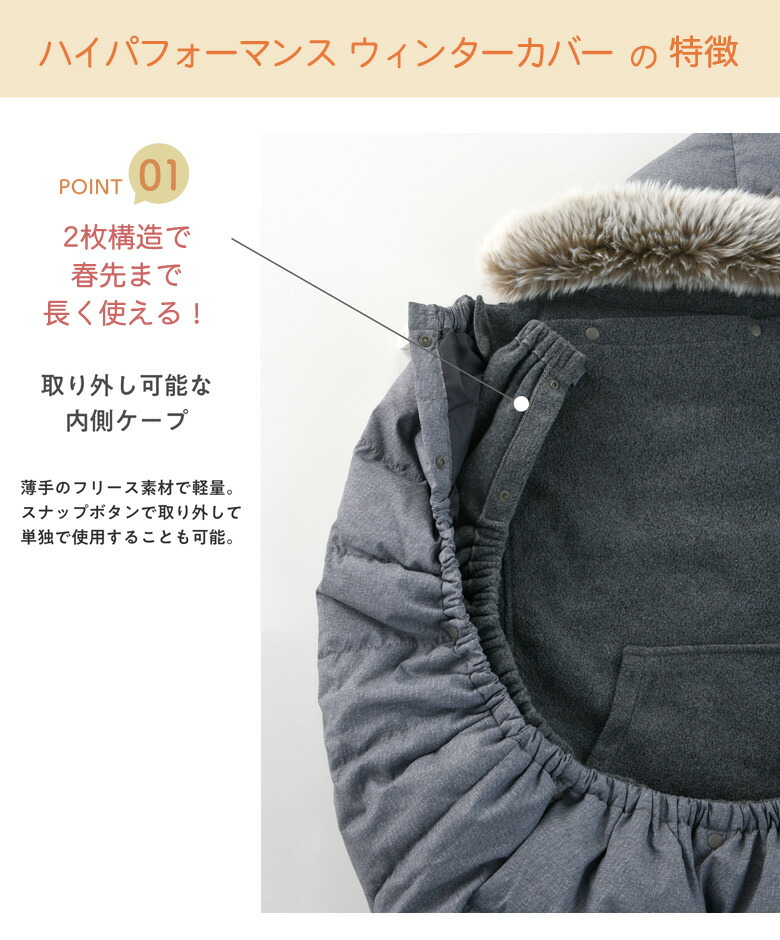 楽天市場】防寒ケープ High Performance Winter Cover