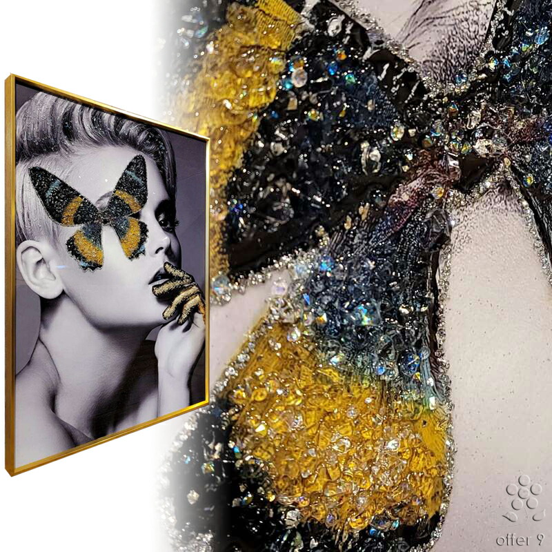 楽天市場】アートパネル クリスタル アート 水晶絵 インテリアフレーム