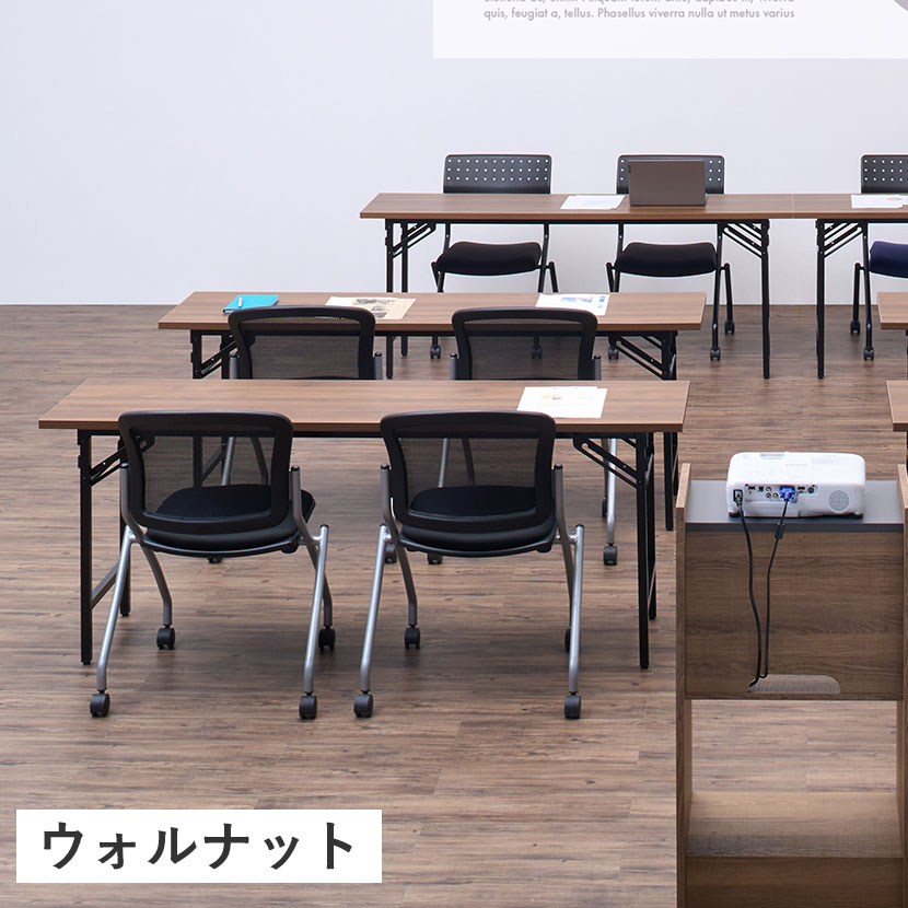 楽天市場】会議用テーブル 折りたたみテーブル 棚無し 幅1800×奥行600