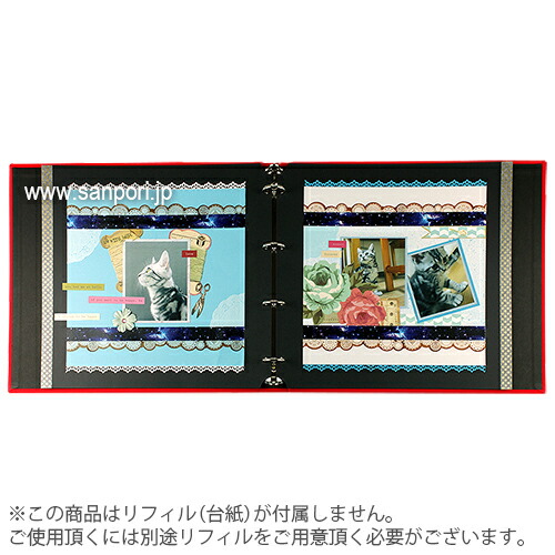 楽天市場】アルバム 手作り PD フォトアルバム リング Lサイズ PD04