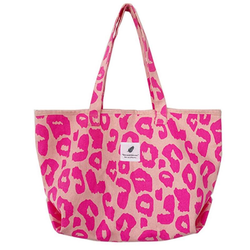 楽天市場】[] トートバッグ レディース ヒョウ柄 大容量 軽量 人気