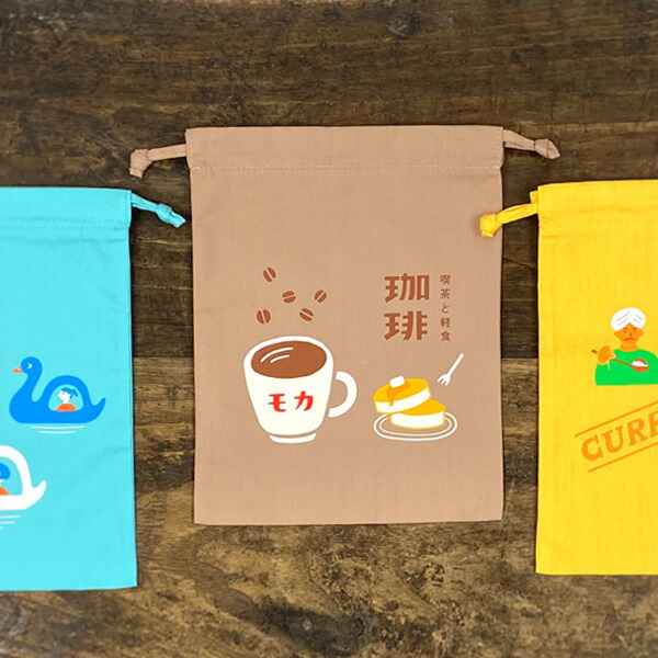 楽天市場】HIGHTIDE（ハイタイド） ニューレトロ 巾着袋 中【ポーチ