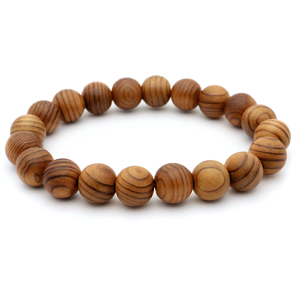 楽天市場】高野山参道霊珠 杉 ブレスレット 11mm 木箱付き 世界遺産