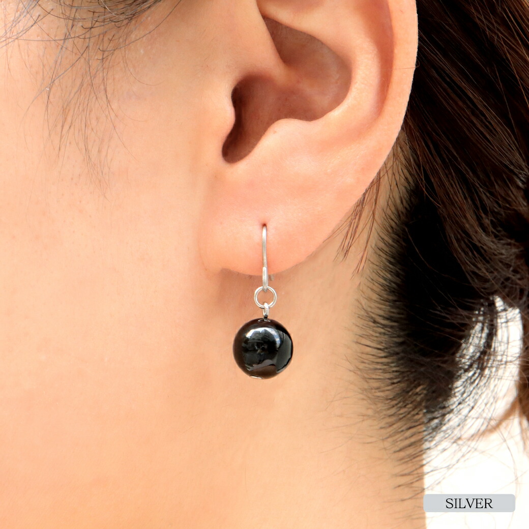 楽天市場】モリオン ピアス 黒水晶 両耳用 レディース 可愛い 天然石