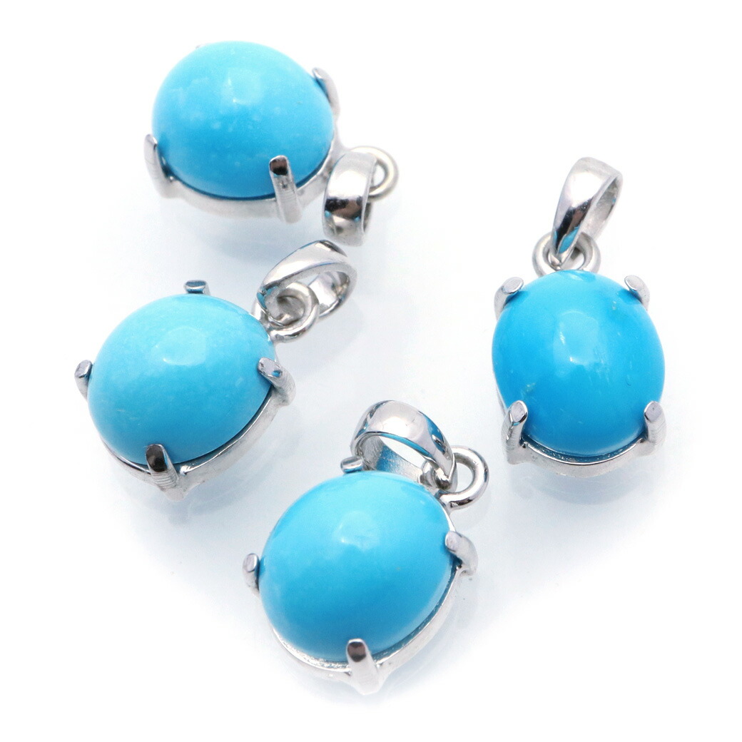 楽天市場】ターコイズ ペンダントトップ スリーピングビューティー