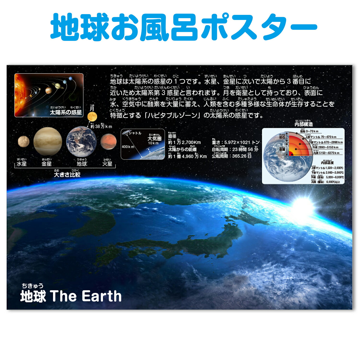 楽天市場】地球お風呂ポスター地球 星座表 太陽系 宇宙地図 惑星 宇宙