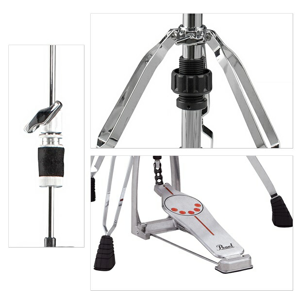 楽天市場】Pearl/ハイハットスタンド【H-930】パール シンバルスタンド