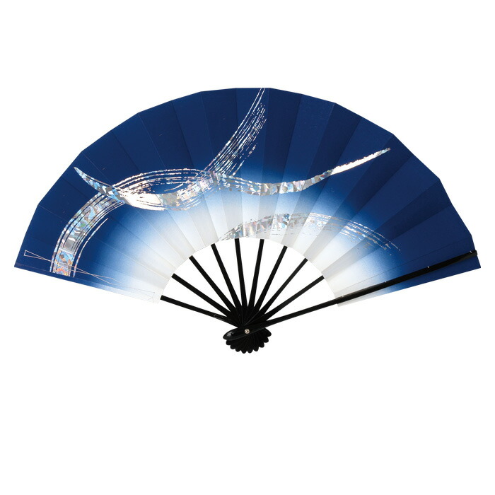 楽天市場】舞扇子 ＜青海雲 紺＞ 黒塗 9寸5分 紙箱セット 日本舞踊 新