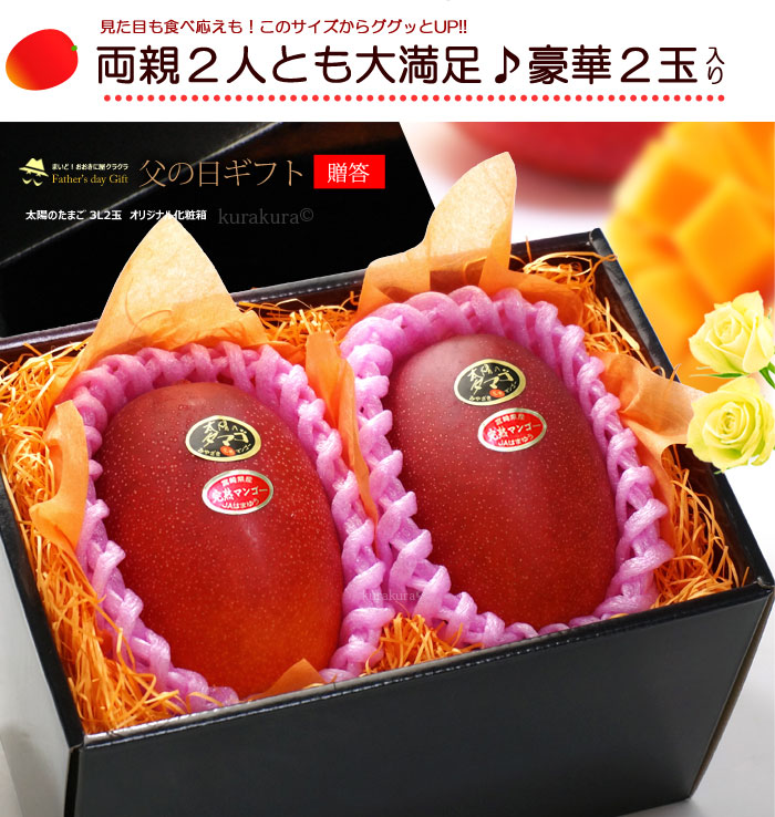 楽天市場】父の日 ギフト 太陽のタマゴ (3L×2玉/約900g) 宮崎産 赤秀