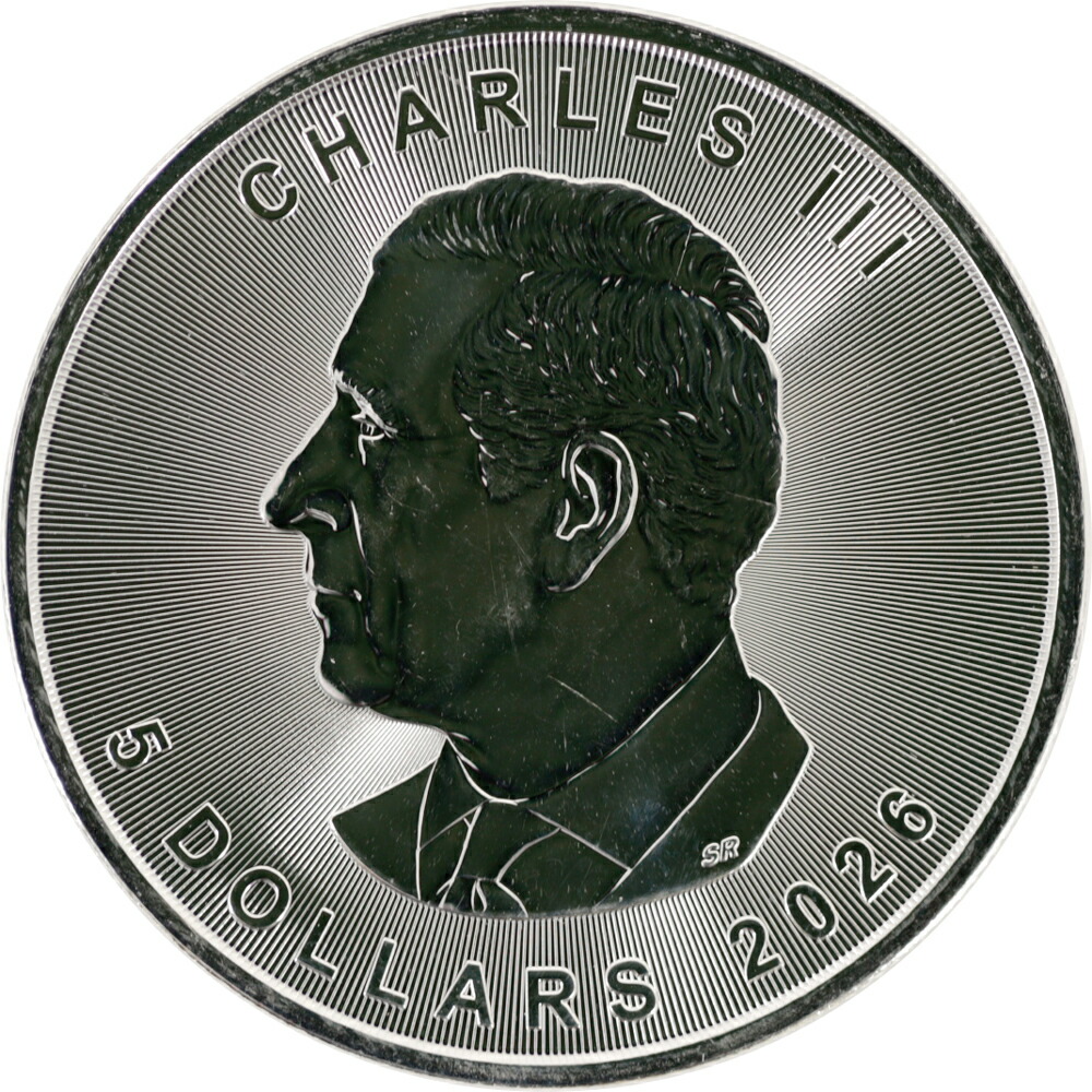 楽天市場】即納・追跡可 新品未使用 2018 カナダ メイプル 銀貨 1