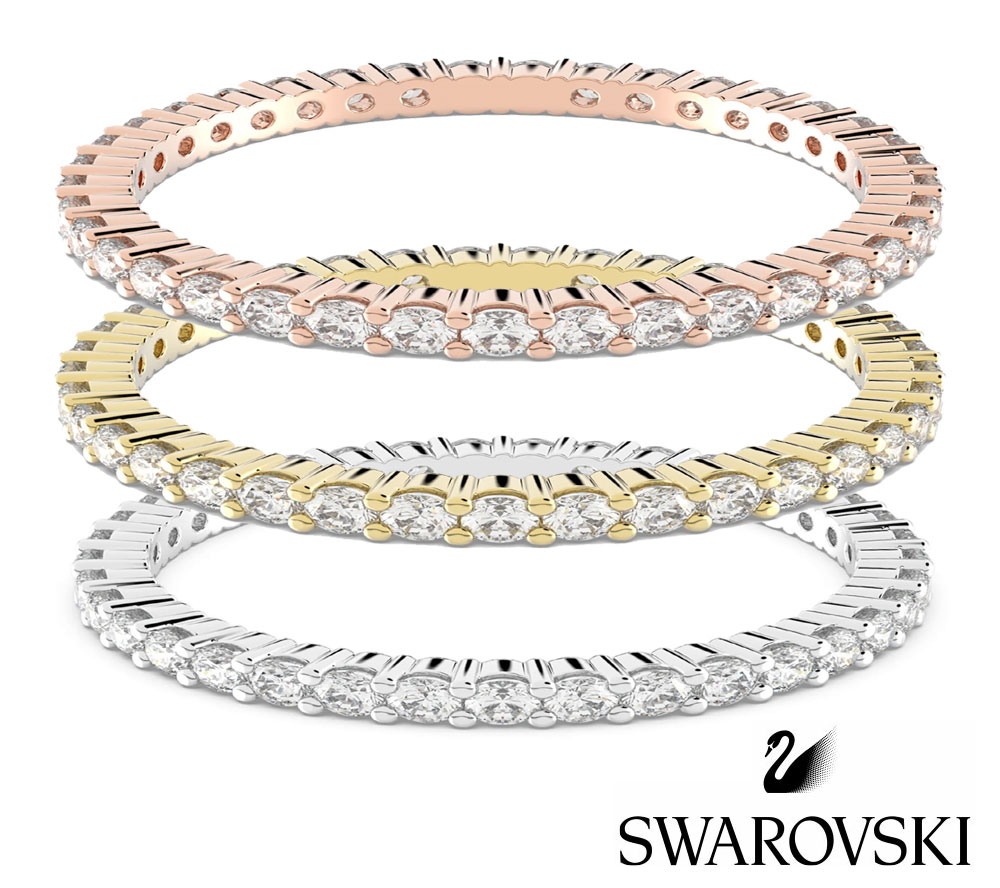 楽天市場】スワロフスキー SWAROVSKI Vittoreリング 指輪 1mm 華奢