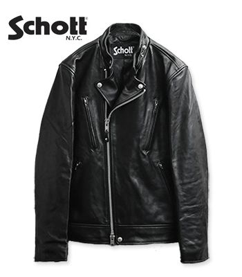 楽天市場】ネイビー schott new double brest riders ダブル ブレスト