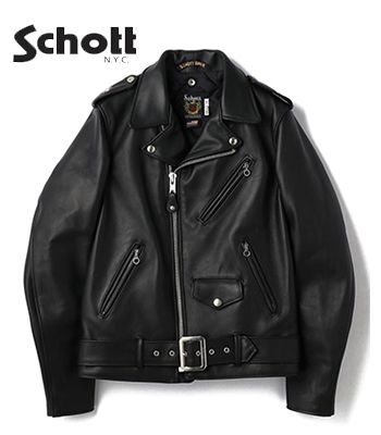 ショット(schott) ライダース ダブル メンズライダースジャケット