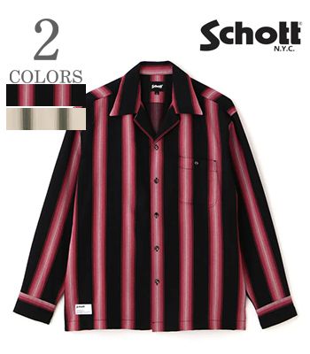 楽天市場】schott オープンカラーシャツの通販