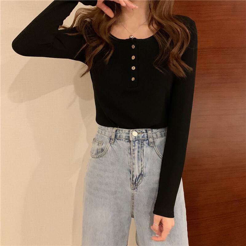 楽天市場】ヘンリーネック カットソー レディース ラウンドネック