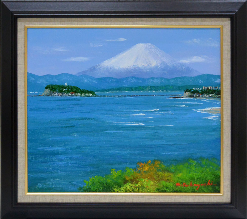 楽天市場】小林幸三 「 上高地河童橋 」 油絵 油彩画 F6 ( 6号