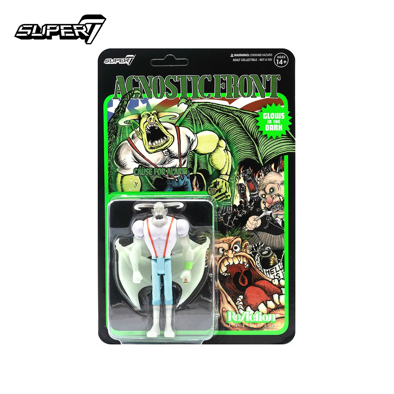 楽天市場】Super7 (スーパーセブン) Agnostic Front ReAction Figure