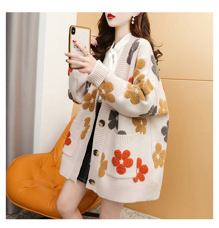 楽天市場】ニット カーディガン レディース 秋冬 ニットカーディガン