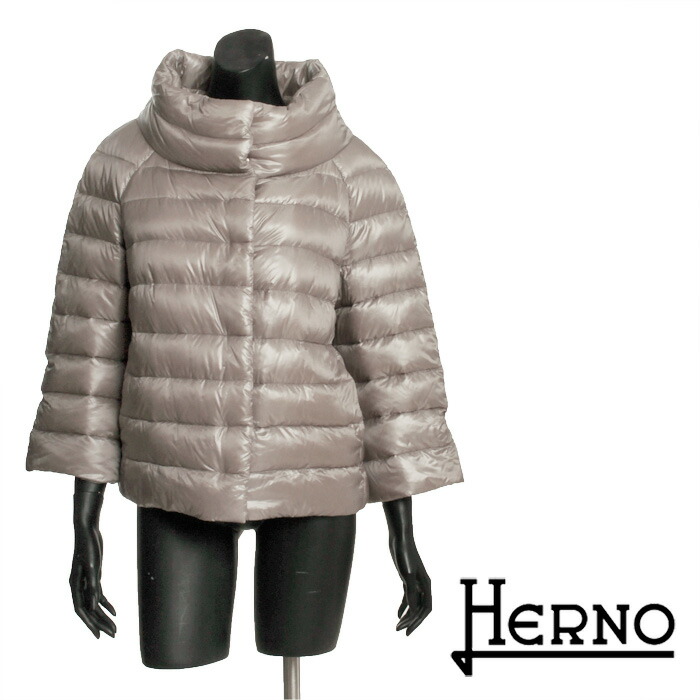 楽天市場】送料無料 HERNO ヘルノ ショート丈7分袖ダウンジャケット