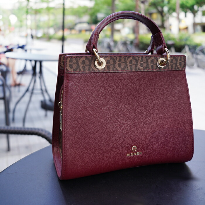 楽天市場】送料無料 【AIGNER】3WAY ハンドバッグ○アイグナー