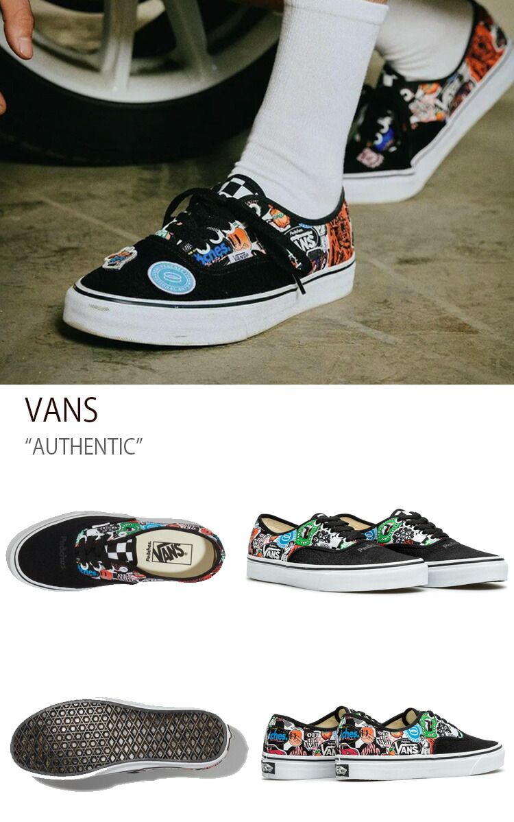 楽天市場】VANS バンズ スニーカー AUTHENTIC PEACHES BLACK MULTI